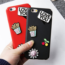 Cute 3D Cartoon Phone Cases For iphone 7 6 6s Plus Funda Top Quality Hard Frosted Matte PC Back Plastic Cover Protector Capa New - 4D's T&D Inc
