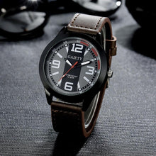 2017 Luxury Brand Watch Men Military Watches Men's Quartz-watch PU Leather Hour Clock Male Wrist Watch Relogio Masculino #53 - 4D's T&D Inc