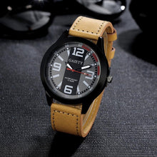 2017 Luxury Brand Watch Men Military Watches Men's Quartz-watch PU Leather Hour Clock Male Wrist Watch Relogio Masculino #53 - 4D's T&D Inc