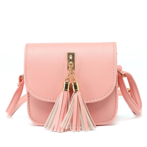 Women Messenger Shoulder Handbag With Tassel - 4D's T&D Inc