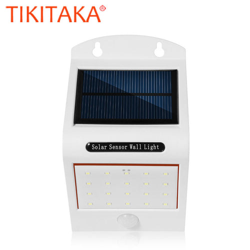 20 LED Solar Power Light  Human Motion Sensor Wall Lamp Waterproof Outdoor Street Night Lights For Yard Home Security Nightlight - 4D's T&D Inc