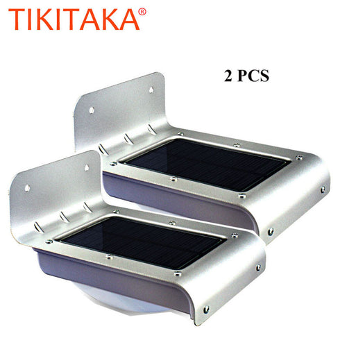 2pcs LED Solar Sensor Light 24 LEDs Outdoor Wireless Solar Powered Lamp PIR Motion Sensor Light Wall lamp Security Auto Lighting - 4D's T&D Inc