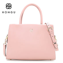 HONGU Women's Shoulder Crossbody Bag Fashion Solid Genuine Leather Women Handbags Totes bolsa Zipper Pillow Bags Female Handbag - 4D's T&D Inc