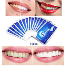 Teeth Whitening Strips 28Pcs 14 Pairs 3D White Gel Oral Hygiene Care Double Elastic Teeth Strips Whitening Dental Bleaching Tools - 4D's T&D Inc