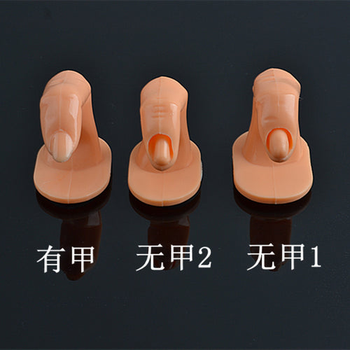 2016 Insert False Nail Art Practice Finger Model Flexible Soft Fake Finger for Nail Art Training - 4D's T&D Inc