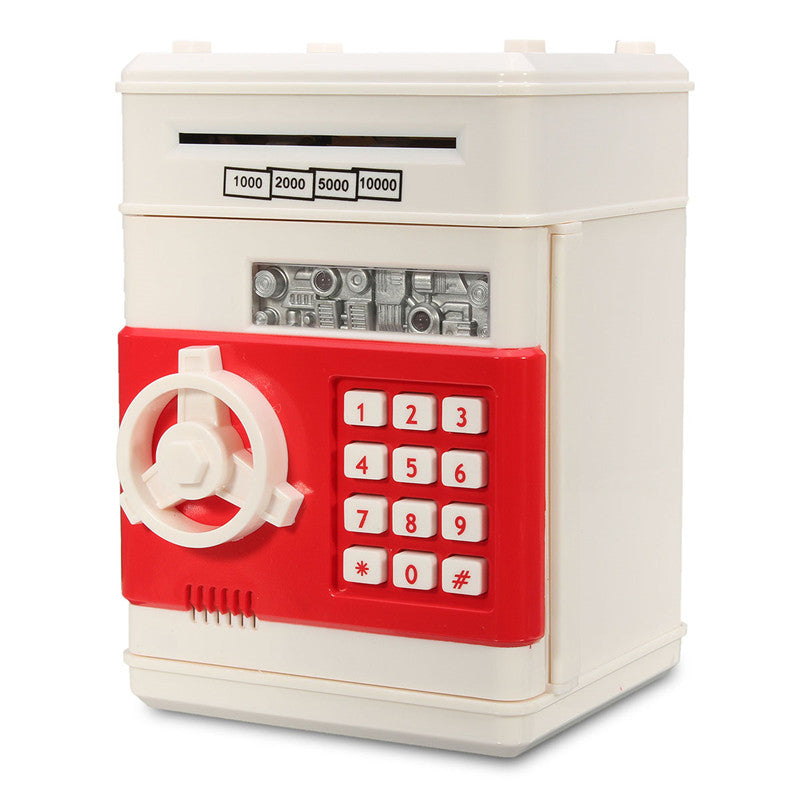 NEW Safurance Mini Piggy Bank ATM Money Box Safety Electronic Password Cash Deposit Machine Security Safes - 4D's T&D Inc