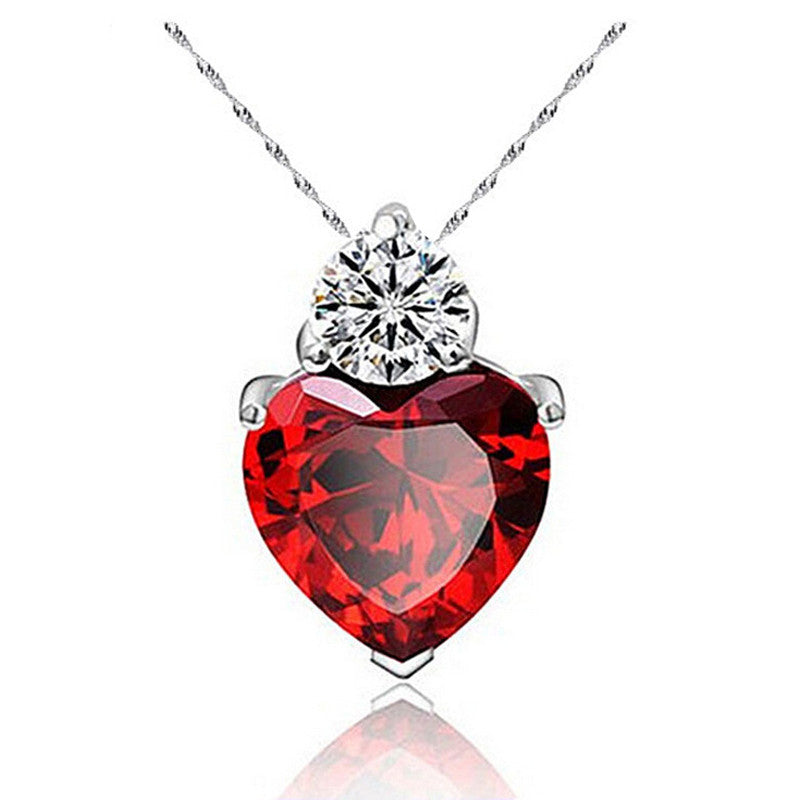 Women's Heart Of Design Of Necklace Pendant jewelry - 4D's T&D Inc