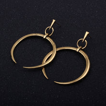 1 Pair New Fashion Earrings Lady Women Thin Round Big Large Dangle Hoop Loop Earrings - 4D's T&D Inc