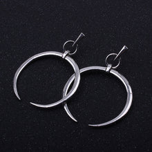 1 Pair New Fashion Earrings Lady Women Thin Round Big Large Dangle Hoop Loop Earrings - 4D's T&D Inc
