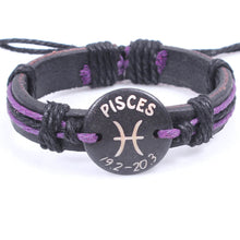 12x/lot Adjustable Leather Bracelets Round Bangle Charm Mens Cuff Jewelry - 4D's T&D Inc