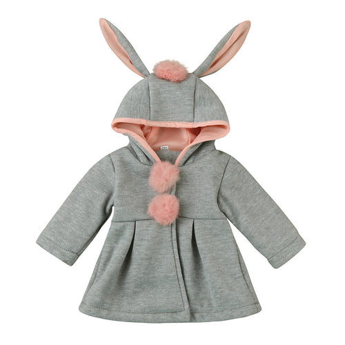 Baby Girls Winter coat clothes Infant Girls Autumn Winter Hooded Coat Cloak Jacket Thick Warm Clothes drop ship - 4D's T&D Inc