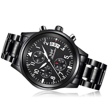 1PC Men's Fashion Watch Stainless Steel Band Analog Quartz Wrist Watch - 4D's T&D Inc