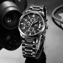 1PC Men's Fashion Watch Stainless Steel Band Analog Quartz Wrist Watch - 4D's T&D Inc