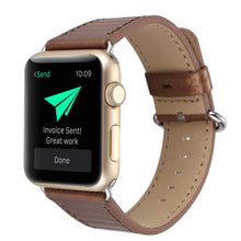 Apple Watch Band Carbon Fiber Leather Replacement Strap For Apple Watches - 4DS-047RWB - 4D's T&D Inc