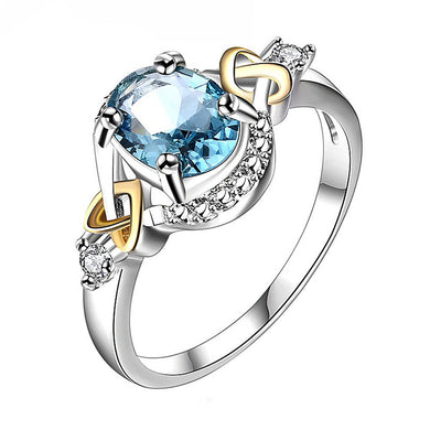 Alloy Engagement Ring with Crystal 4DS-110ER - 4D's T&D Inc