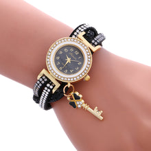 Women Fashion Wrap Around Bracelet Padlock Diamond Watch Lady Woman's Wrist Watch - 4D's T&D Inc