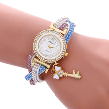 Women Fashion Wrap Around Bracelet Padlock Diamond Watch Lady Woman's Wrist Watch - 4D's T&D Inc