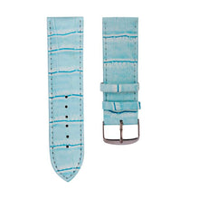 12mm High Quality Soft Sweatband Leather Strap Steel Buckle Wrist Watch Band BK - 4D's T&D Inc