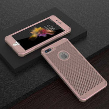 2017 New Cover Heat Dissipation Cooling Housing 360 Phone Cases For iPhone 7 Case Honeycomb Back For iPhone 7 6 6s Plus Shell - 4D's T&D Inc