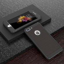 2017 New Cover Heat Dissipation Cooling Housing 360 Phone Cases For iPhone 7 Case Honeycomb Back For iPhone 7 6 6s Plus Shell - 4D's T&D Inc