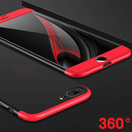 3 in 1 Knight Armor 360 Phone Cases For iphone 5 5s SE 6 6s Plus Case Ultra thin Shockproof Phone Cover Matte Cases Fundas Shell - 4D's T&D Inc