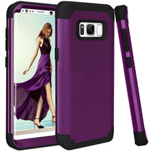 3 in 1 Shockproof Armor For iPhone 7 6 6s Plus Case 360 Full Body Protective Phone Cases For Samsung Galaxy S8 Plus Screen Film - 4D's T&D Inc