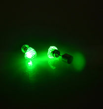 1 Pair/2pcs Fashion Dance Party Accessories Light Up LED Bling Ear Studs Earring - 4D's T&D Inc