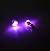 1 Pair/2pcs Fashion Dance Party Accessories Light Up LED Bling Ear Studs Earring - 4D's T&D Inc