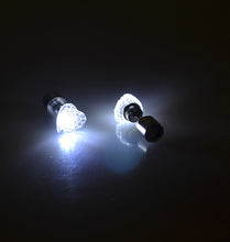 1 Pair/2pcs Fashion Dance Party Accessories Light Up LED Bling Ear Studs Earring - 4D's T&D Inc