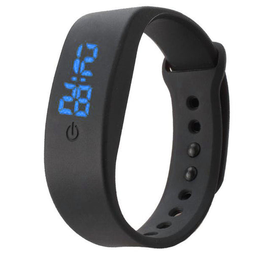 Unisex Women Men Rubber Wrist Watch LED Watch Date Sports Bracelet Digital - 4D's T&D Inc