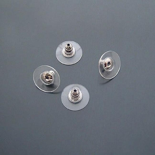 100 Piece Earring Pads Safety Backs For Fish Hook Earrings Pad - 4D's T&D Inc