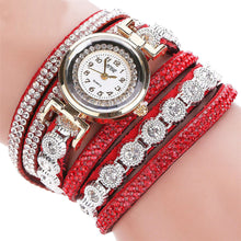 Women Fashion Casual Analog Quartz Women Rhinestone Watch Bracelet CCQ Watch - 4D's T&D Inc