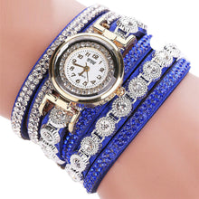Women Fashion Casual Analog Quartz Women Rhinestone Watch Bracelet CCQ Watch - 4D's T&D Inc