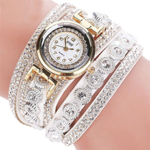 Women Fashion Casual Analog Quartz Women Rhinestone Watch Bracelet CCQ Watch - 4D's T&D Inc