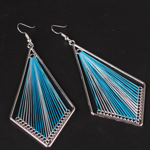 1 Pair Women Fashion Alloy Stud Dangle Earrings Eardrop Jewelry New - 4D's T&D Inc