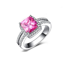 925 Sterling Silver Plated Finger Ring - White Gemstone Silver Jewelry A - 4DS-121SGR - 4D's T&D Inc