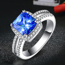 925 Sterling Silver Plated Finger Ring - White Gemstone Silver Jewelry A - 4DS-121SGR - 4D's T&D Inc
