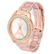 Womens Stainless Steel Quartz Dial  Analog Wrist Watch Round Case Watch - 4D's T&D Inc