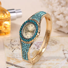 Women's Crystal Quartz Bracelet Watch Luxury Band Hollow Out Bangle Jewelry Charm - 4D's T&D Inc