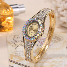 Women's Crystal Quartz Bracelet Watch Luxury Band Hollow Out Bangle Jewelry Charm - 4D's T&D Inc