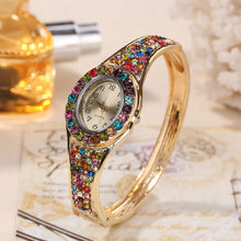 Women's Crystal Quartz Bracelet Watch Luxury Band Hollow Out Bangle Jewelry Charm - 4D's T&D Inc