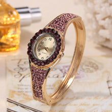 Women's Crystal Quartz Bracelet Watch Luxury Band Hollow Out Bangle Jewelry Charm - 4D's T&D Inc