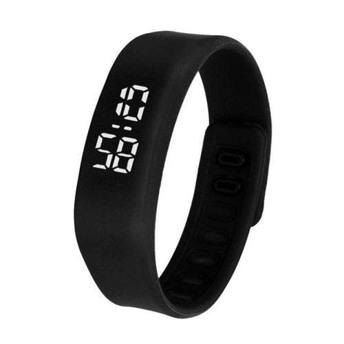 LED Date Sports Bracelet Digital Watch Unisex Wrist Watch Women Men Rubber Watch - 4D's T&D Inc