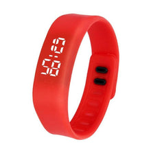LED Date Sports Bracelet Digital Watch Unisex Wrist Watch Women Men Rubber Watch - 4D's T&D Inc