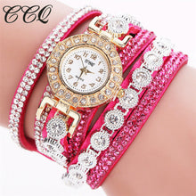 CCQ Women Fashion Casual Analog Quartz Women Rhinestone Watch Bracelet Watch - 4D's T&D Inc