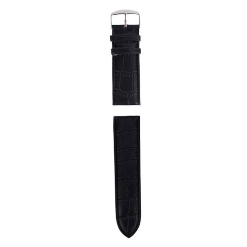 Leather Strap Steel Buckle Wrist Watch Band 14mm High Quality Soft Sweatband - 4D's T&D Inc