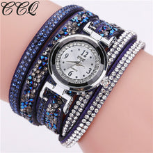 CCQ Women Fashion Casual Analog Quartz Women Rhinestone Watch Bracelet Watch - 4D's T&D Inc