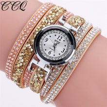 CCQ Women Fashion Casual Analog Quartz Women Rhinestone Watch Bracelet Watch - 4D's T&D Inc