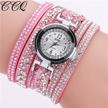 CCQ Women Fashion Casual Analog Quartz Women Rhinestone Watch Bracelet Watch - 4D's T&D Inc