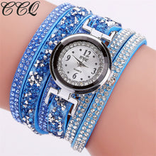 CCQ Women Fashion Casual Analog Quartz Women Rhinestone Watch Bracelet Watch - 4D's T&D Inc
